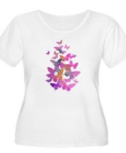 Butterfly Watercolor Women's Tshirt ZK01