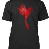 Cool Red Bird Tshirt ZK01