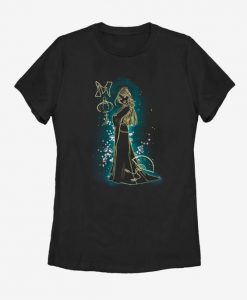 Disney Mulan Simple Line Womens T-Shirt KH01