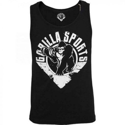 Gorilla Schwarz Tanktop ZK01