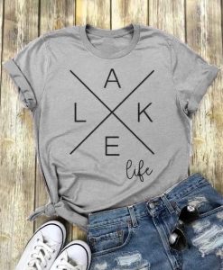 L-A-K-E Life Graphic Tee Shirt ZK01