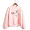 Love Yourself Flower Sweatshirt ZK01