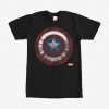 Marvel Ornate Captain America Shield T-Shirt KH01