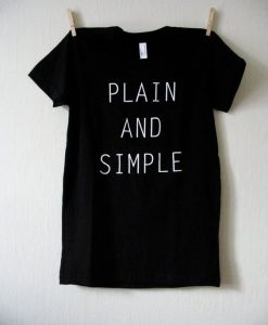 Plain and Simple T-shirt ZK01