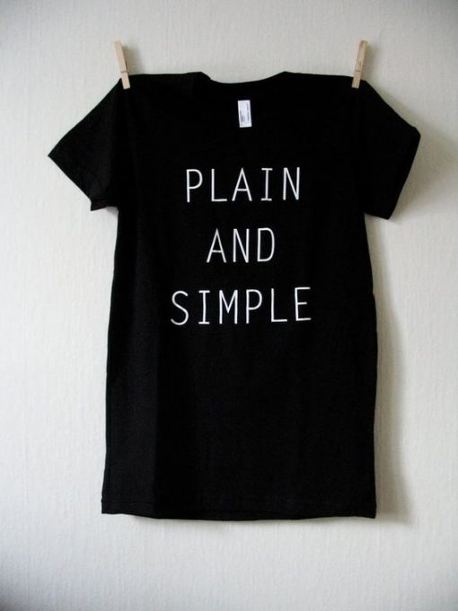 Plain and Simple T-shirt ZK01