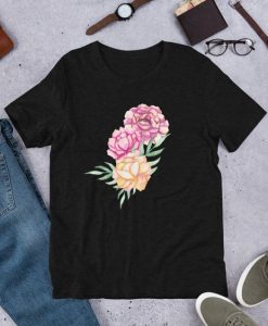 Summer Floral Canvas T-shirt ZK01