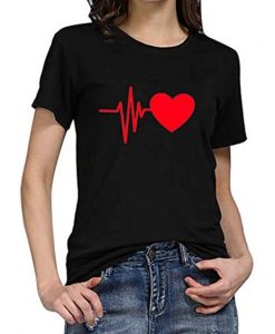 TTLOVE Frauen Mädchen Druck T-Shirt KH01