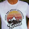 keep our great outdoors T-shirt Kh01