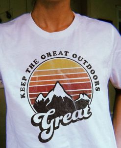 keep our great outdoors T-shirt Kh01