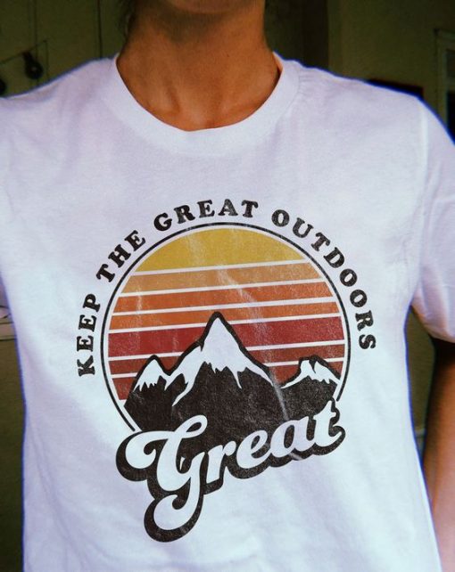 keep our great outdoors T-shirt Kh01