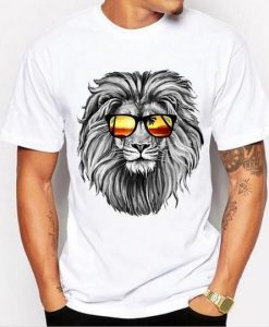 king of lion printed t-shirt KH01