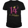 14th Birthday Girl Fabulous T-Shirt EL01