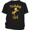 9th Birthday Girl Gold T-Shirt EL01