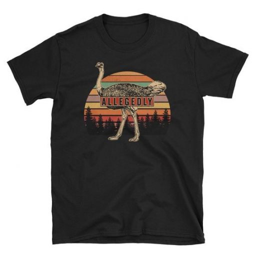 Allegedly Ostrich Retro T-shirt SR01