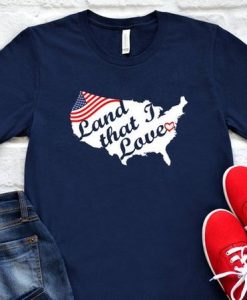 Americana Land that I Love TShirt SR01