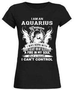 Aquarius Legend Zodiac T-Shirt EL01