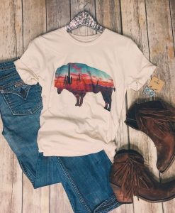 Arizona Buffalo Tee Shirt ZK01
