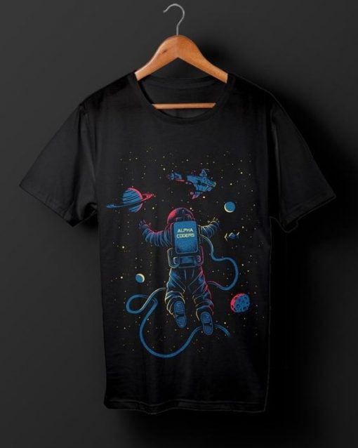 Astronaut t-shirt illustration KH01