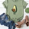 Avocado Print Cuffed Tee T-shirt FD01