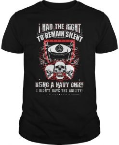 Being A Navy Chief T Shirt DV01
