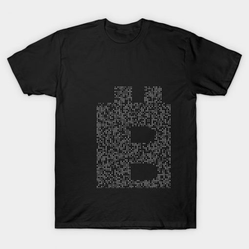 Binary Logo Bitcoin T-Shirt AD01