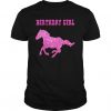 Birthday Girl Horse Bling T-Shirt EL01