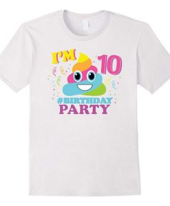 Birthday T-Shirt Girls 10 Gift EL01