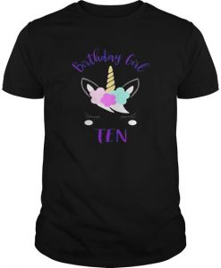 Birthday Unicorn Ten T-Shirt EL01