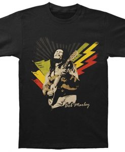 Bob Marley Bolts Reggae T-Shirt EL01