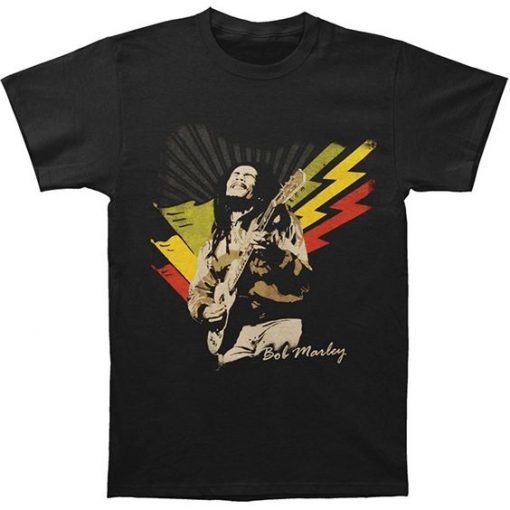 Bob Marley Bolts Reggae T-Shirt EL01