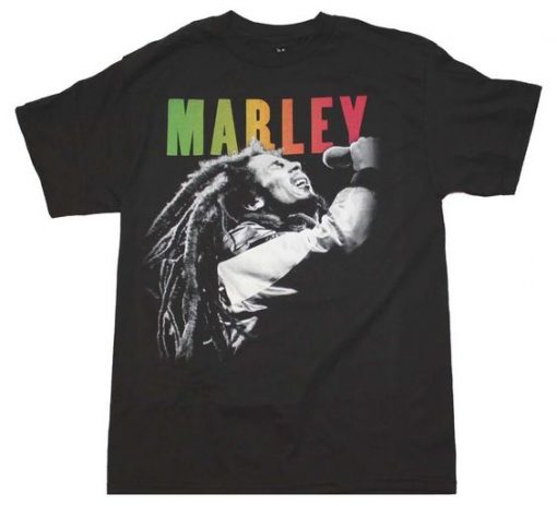 Bob Marley Singing T-Shirt EL01