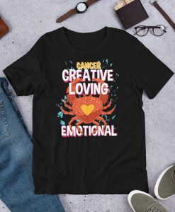Cancer Horoscope T-shirt ZK01