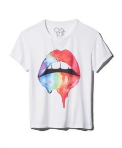 Chaser Lips Graphic T-Shirt ZK01