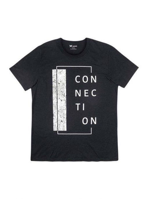 Connection Black T-shirt ZK01