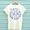 Eat Sleep Meow Repeat T-shirt FD01