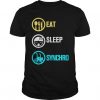 Eat Sleep Synchro Synchronized T-shirt DV01