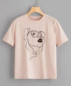 Figure Print Tee T-shirt FD01