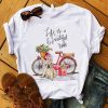 French bulldog Bike T-shirt FD01