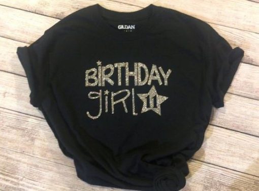 Girls Birthday T-Shirt EL01