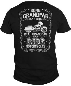 Grandpa Ride Motorcycle T-shirt FD01