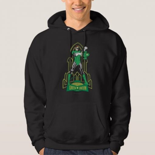 Green Lantern With Letters Hoodie AD01