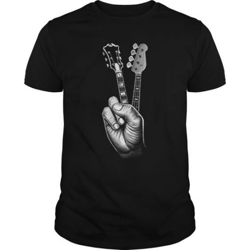 Guitar Shirtguitar Finger T Shirt FD01