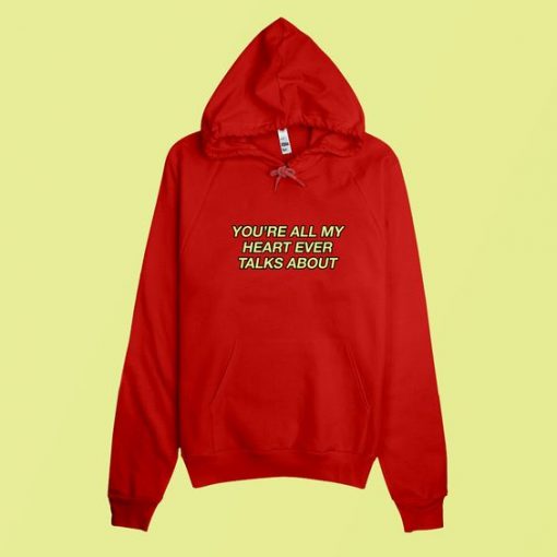 Hearts Talk Hoodie AV01