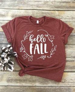 Hello Fall Design T-shirt ZK01