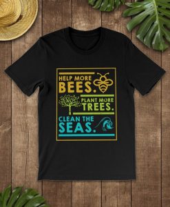 Help More Bees T-shirt ZK01