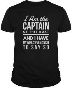 I Am The Captain T-Shirt ZK01