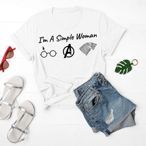 I'm A Simple Woman T-Shirt SR01