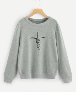 Jesus Vertical Sweatshirt SR01