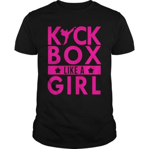 Kickbox Like A Girl T-shirt ZK01