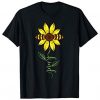 Kind Bee Sunflower T-shirt ZK01